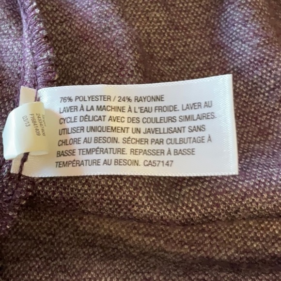 Merona Purple and Gray Sheath Mini Dress Crew Neck - Picture 7 of 8